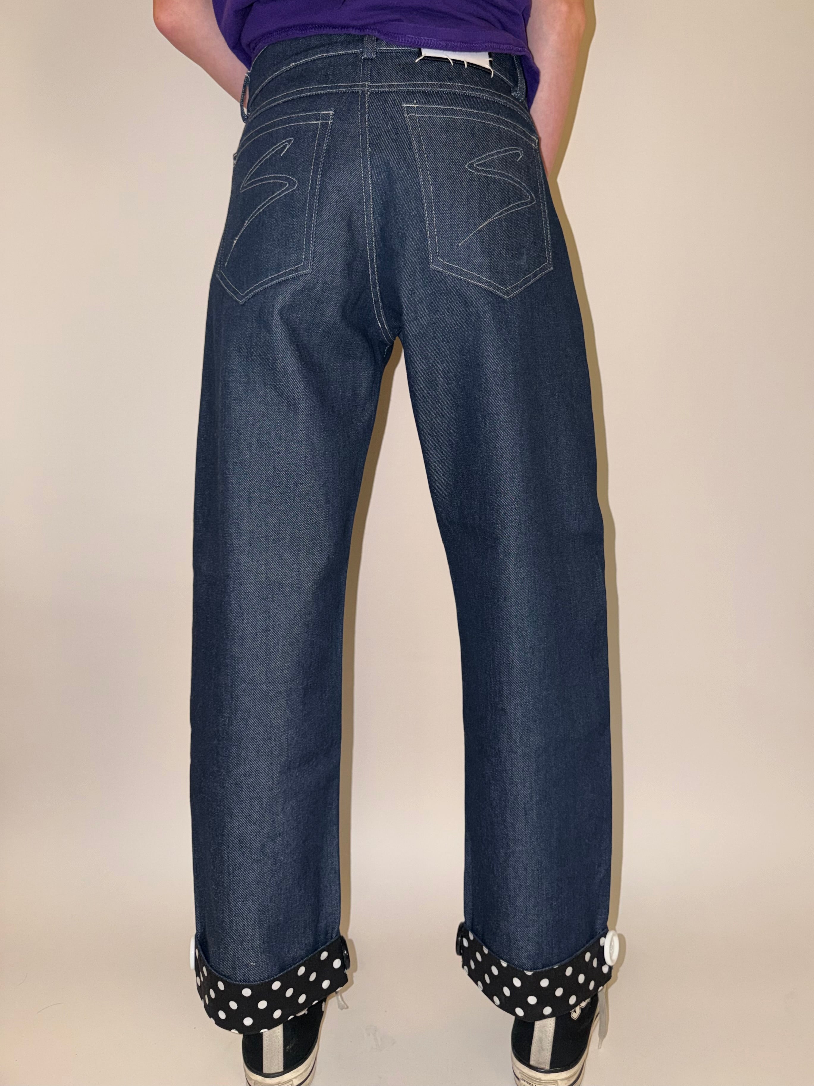 Stryker Polka Dot Button Jean
